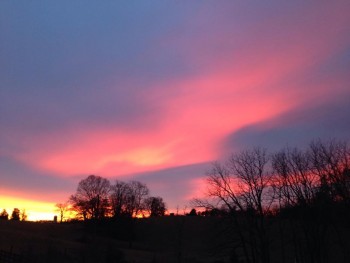 God's Whisper Farm sunrise