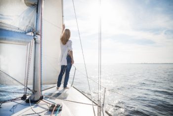 Woman on a Sailboat